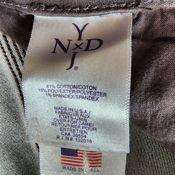 NYDJ Leggings / Gray Stretch Slimming Lift Tuck Denim Skinny Jeans Size 2 - Picture 4 of 7